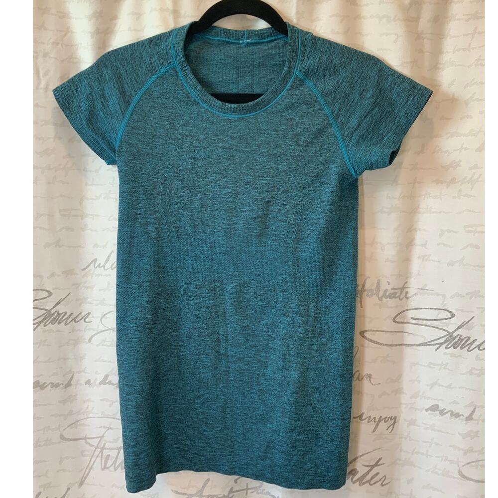 Bundle Lululemon Swiftly Tech 2.0 Short Sleeve Size 6 Teal Orange